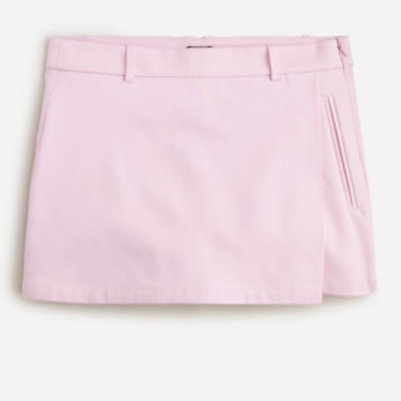 J. Crew Mini Skort Stretch Cotton Blend Pink New NWT 14 - Picture 8 of 8
